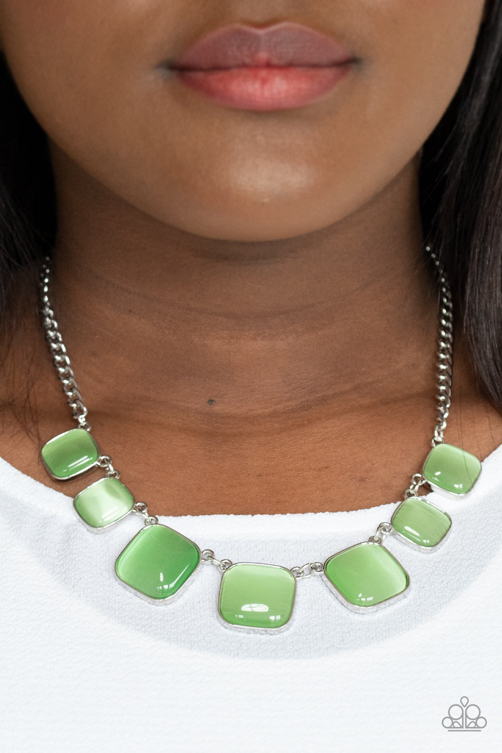 Aura Allure - Green - Paparazzi Necklace