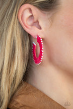 Load image into Gallery viewer, Everybody Conga! - Pink - Paparazzi Earrings
