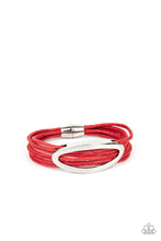 Load image into Gallery viewer, Corded Couture - Red Bracelet Paparazzi
