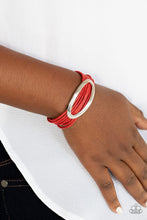 Load image into Gallery viewer, Corded Couture - Red Bracelet Paparazzi
