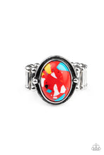 Load image into Gallery viewer, Terrifically Terrazzo - Red Paparazzi Ring
