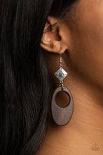 Load image into Gallery viewer, Paparazzi Retro Reveal - Brown Earrings
