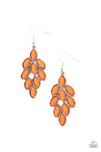 Load image into Gallery viewer, Flamboyant Foliage - Orange - Paparazzi Earrings
