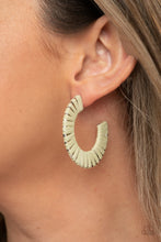 Load image into Gallery viewer, Paparazzi &quot;A Chance of RAINBOWS&quot;  Green Earrings
