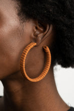 Load image into Gallery viewer, Paparazzi Accessories Suede Parade - Brown Earrings
