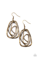 Load image into Gallery viewer, Artisan Relic - Brass Earrings Paparazzi
