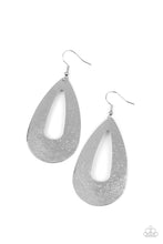 Load image into Gallery viewer, Hand It OVAL! - Silver Paparazzi Earrings
