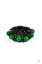 Load image into Gallery viewer, Tropical Temptations - Green Bracelet- Paparazzi Accessories
