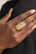 Load image into Gallery viewer, Paparazzi Accessories Reclaimed Refinement - Gold Ring
