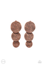Load image into Gallery viewer, Ancient Antiquity - Copper Paparazzi Earrings

