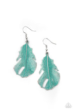 Load image into Gallery viewer, Heads QUILL Roll ~  Blue Paparazzi Earrings
