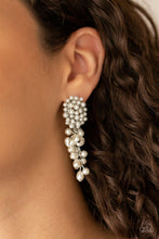 Load image into Gallery viewer, Paparazzi Fabulously Flattering - White Pearl Earrings

