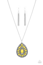 Load image into Gallery viewer, Paparazzi Retro Prairies - Yellow Necklace
