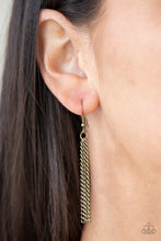 Load image into Gallery viewer, Metallic Merger - Brass Necklace- Paparazzi
