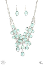 Load image into Gallery viewer, Serene Gleam - Blue Necklace- Paparazzi Accessories
