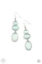 Load image into Gallery viewer, Tiers of Tranquility ~Blue Earrings ~ May 2021 Fashion Fix ~ Paparazzi
