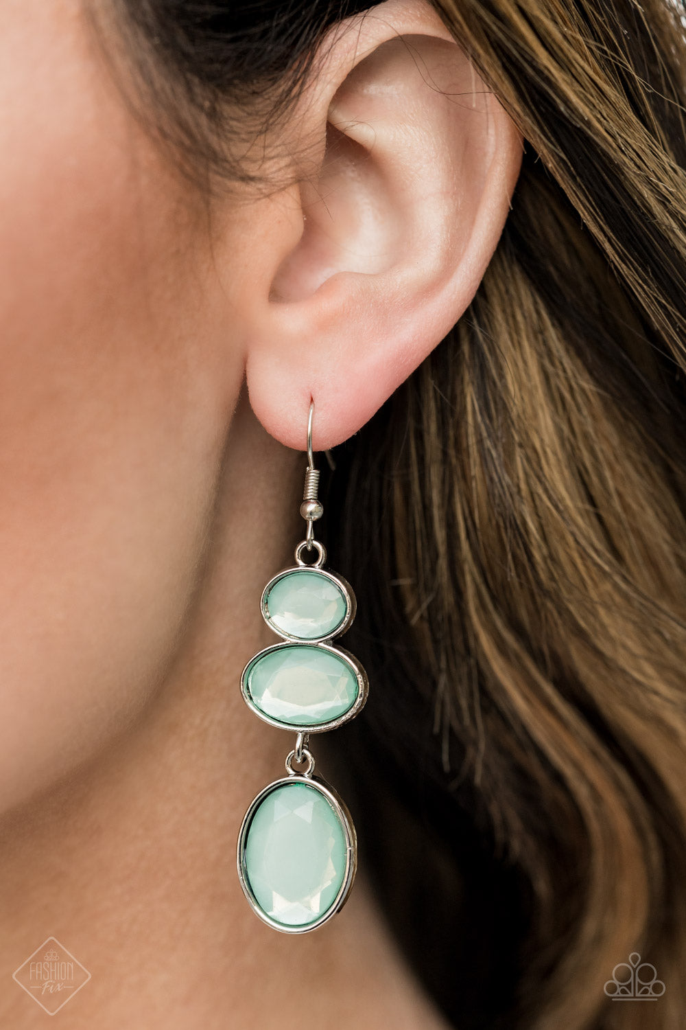 Tiers of Tranquility ~Blue Earrings ~ May 2021 Fashion Fix ~ Paparazzi