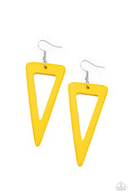 Load image into Gallery viewer, Bermuda Backpacker - Yellow - Paparazzi Earrings
