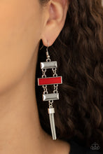 Load image into Gallery viewer, Mind, Body, and SEOUL - Red Earrings Paparazzi

