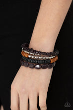 Load image into Gallery viewer, Outdoor Retreat - Black - Paparazzi Bracelet
