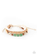 Load image into Gallery viewer, Natural-Born Navigator ~Green  Paparazzi Bracelet
