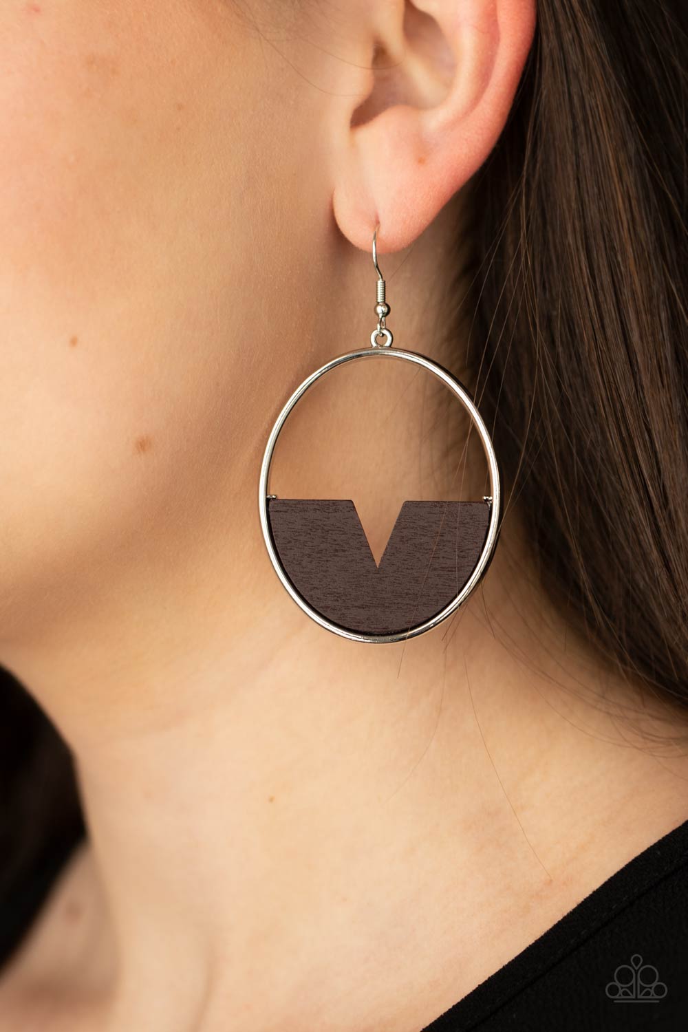 Island Breeze - Brown  Earrings - Paparazzi