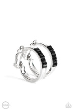 Load image into Gallery viewer, Ready, Steady and Glow - Black Clip-on Paparazzi Earrings
