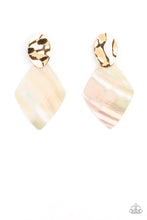 Load image into Gallery viewer, Paparazzi Accessories Alluringly Lustrous - Gold Earrings
