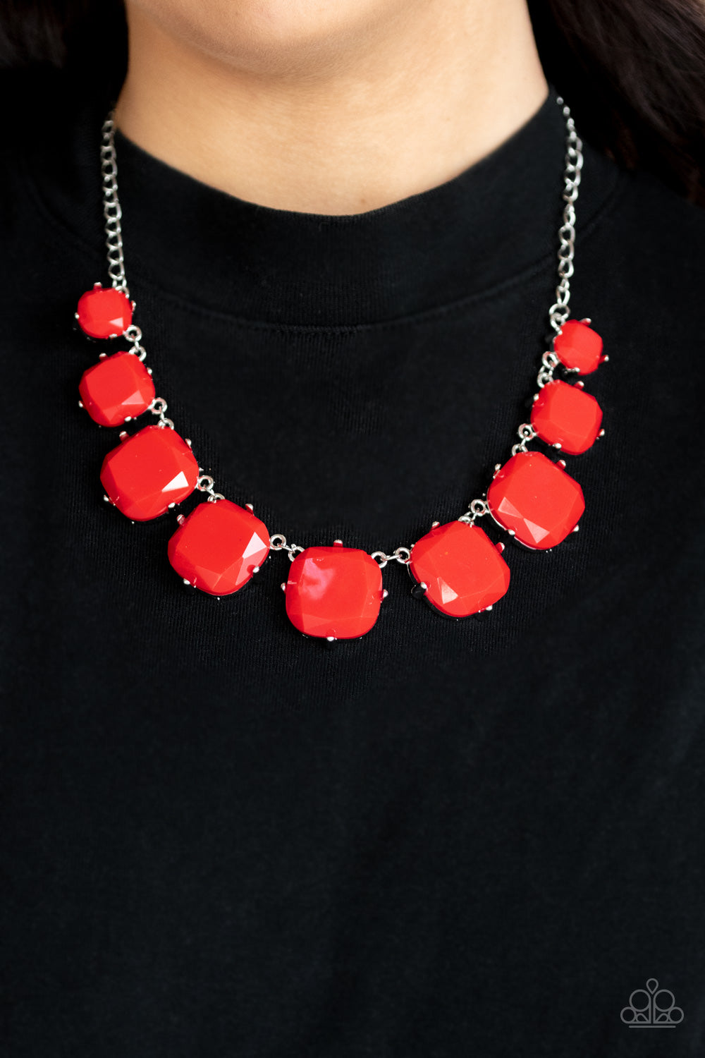 Prismatic Prima Donna - Red Necklace Paparazzi
