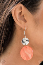 Load image into Gallery viewer, Opulently Oasis - Orange - Paparazzi Earrings
