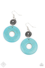 Load image into Gallery viewer, Earthy Epicenter - Blue - Paparazzi Earrings
