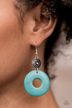 Load image into Gallery viewer, Earthy Epicenter - Blue - Paparazzi Earrings
