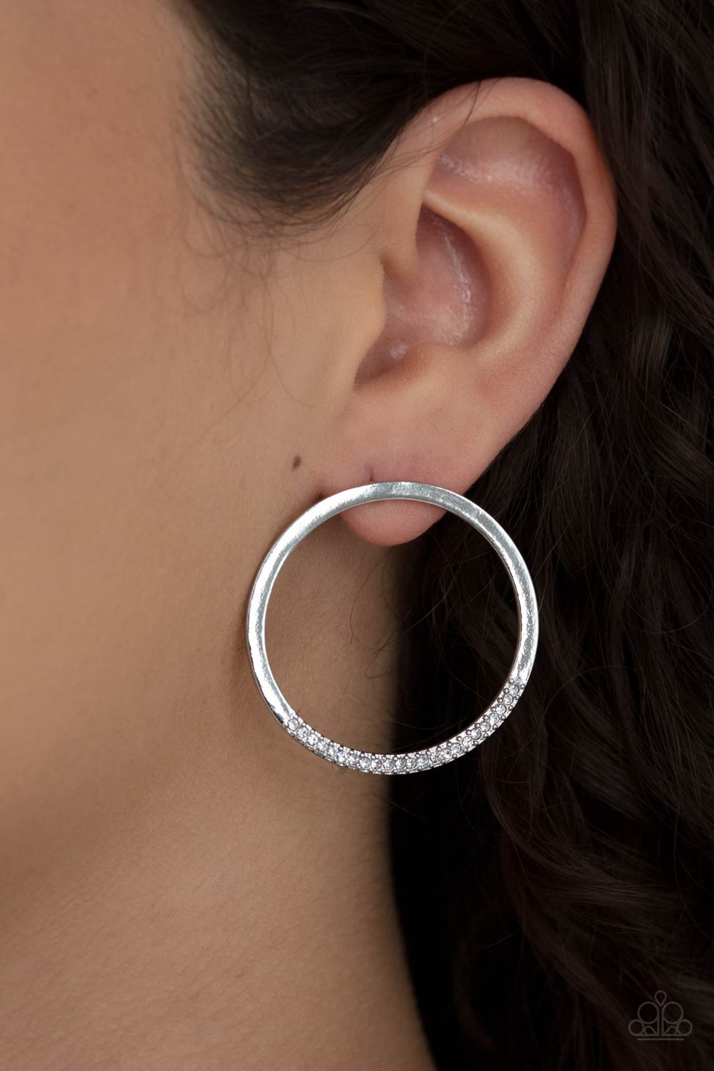 Paparazzi  Accessories Spot On Opulence - White Earrings