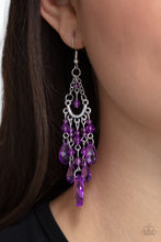 Load image into Gallery viewer, Paid Vacation - Purple - Paparazzi Earrings
