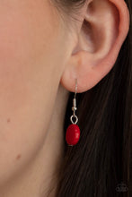 Load image into Gallery viewer, Emblazoned Era - Red Paparazzi Necklace
