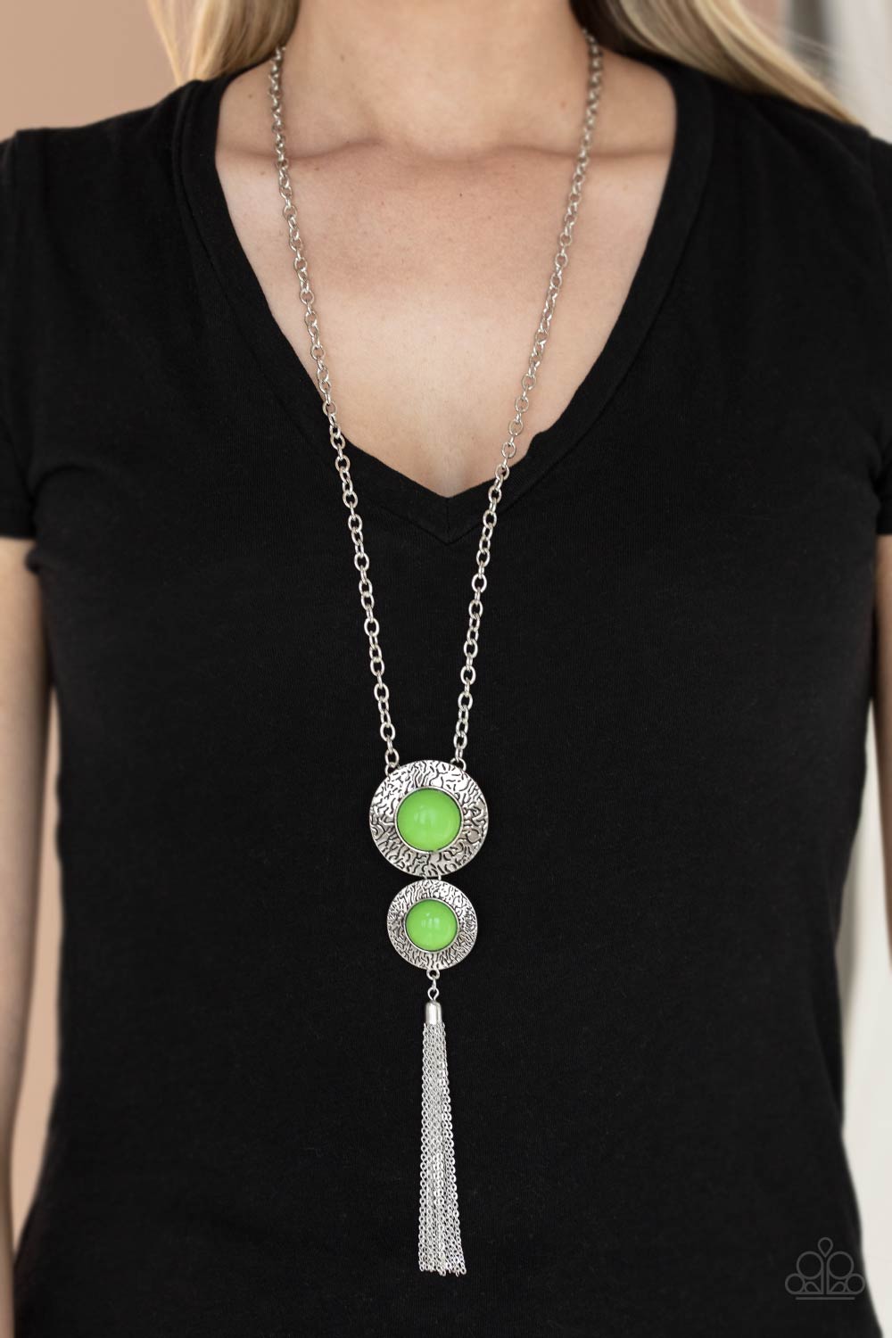 Abstract Artistry - Green - Paparazzi Necklace