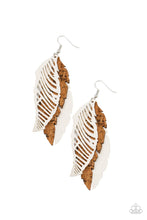 Load image into Gallery viewer, WINGING Off The Hook - White Paparazzi Accessories
