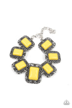 Load image into Gallery viewer, Paparazzi  Retro Rodeo - Yellow Bracelet
