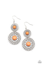 Load image into Gallery viewer, Paparazzi Accessories Sunny Sahara - Orange Earrings
