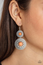 Load image into Gallery viewer, Paparazzi Accessories Sunny Sahara - Orange Earrings

