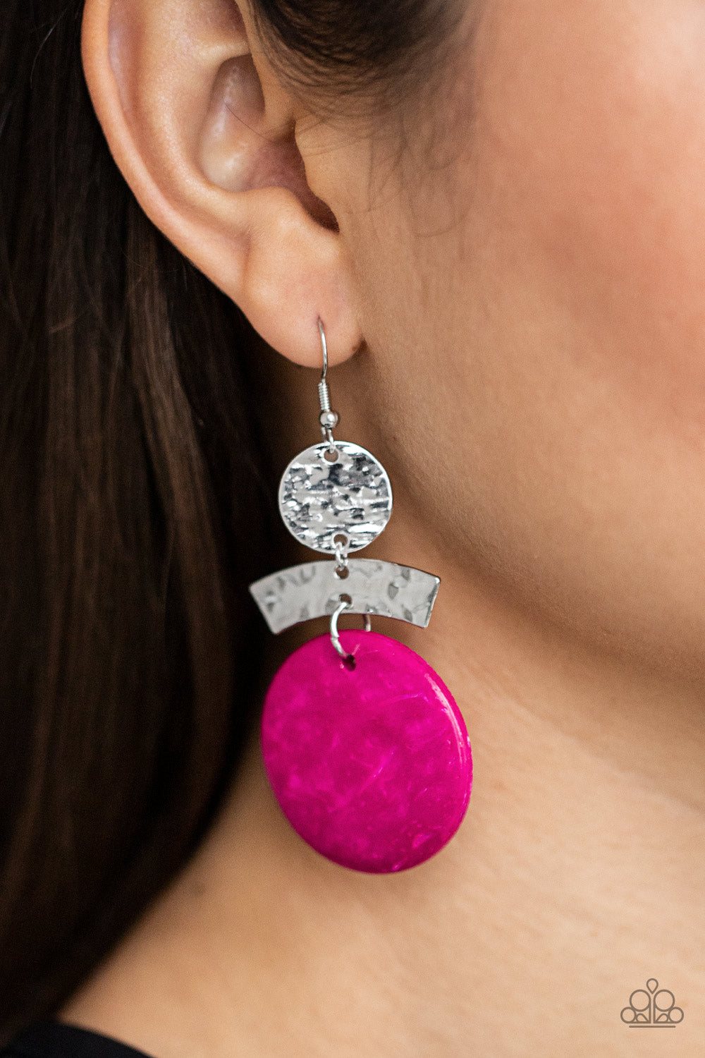 Diva Of My Domain - Pink Earrings- Paparazzi