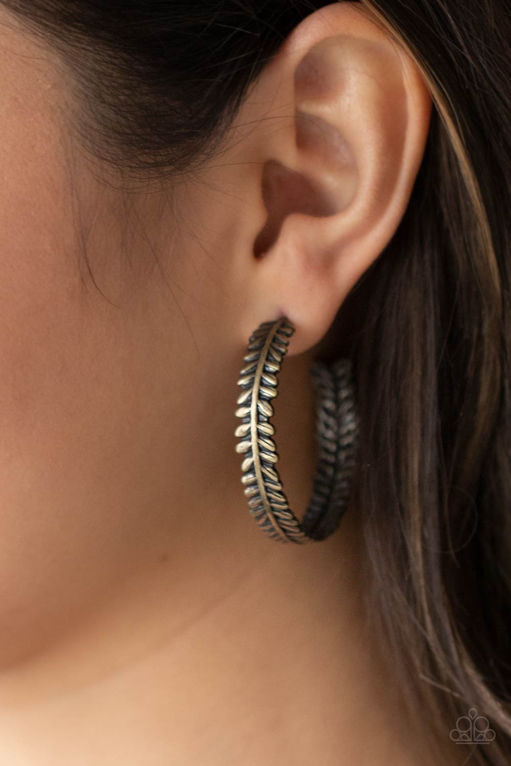 Paparazzi Gardens - Brass💖Earrings