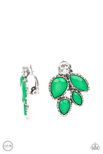Load image into Gallery viewer, Fancy Foliage - Green - Paparazzi Earrings
