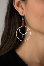 Load image into Gallery viewer, Fearless Fusion - Brown - Paparazzi Earrings
