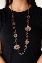 Load image into Gallery viewer, HOLEY Relic Copper Paparazzi Necklace
