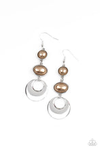 Load image into Gallery viewer, Bubbling To The Surface - Brown - Paparazzi Earrings

