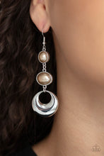 Load image into Gallery viewer, Bubbling To The Surface - Brown - Paparazzi Earrings
