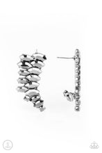 Load image into Gallery viewer, Explosive Elegance - Silver Paparazzi Earrings
