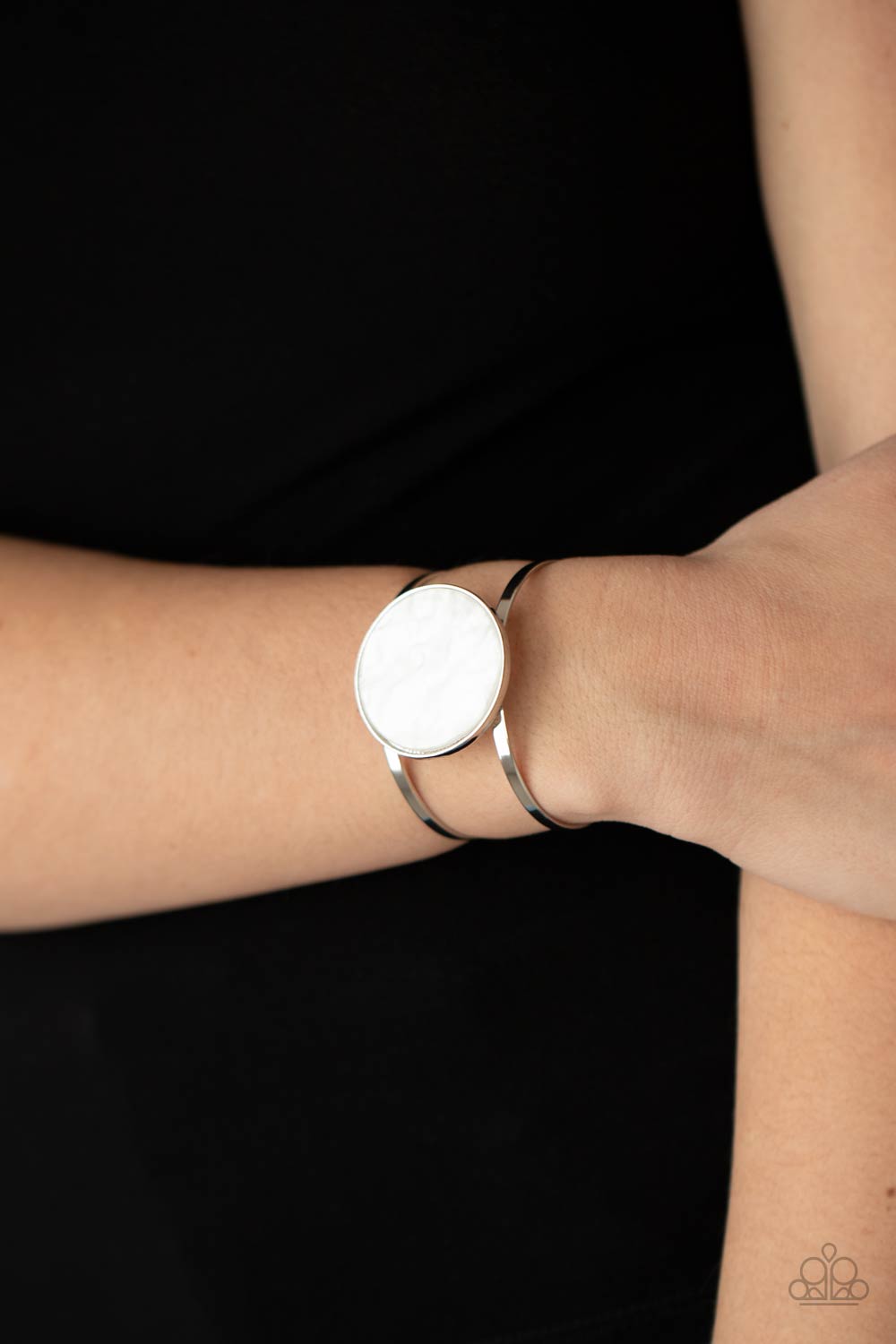 Colorful Cosmos - White - Paparazzi Bracelet