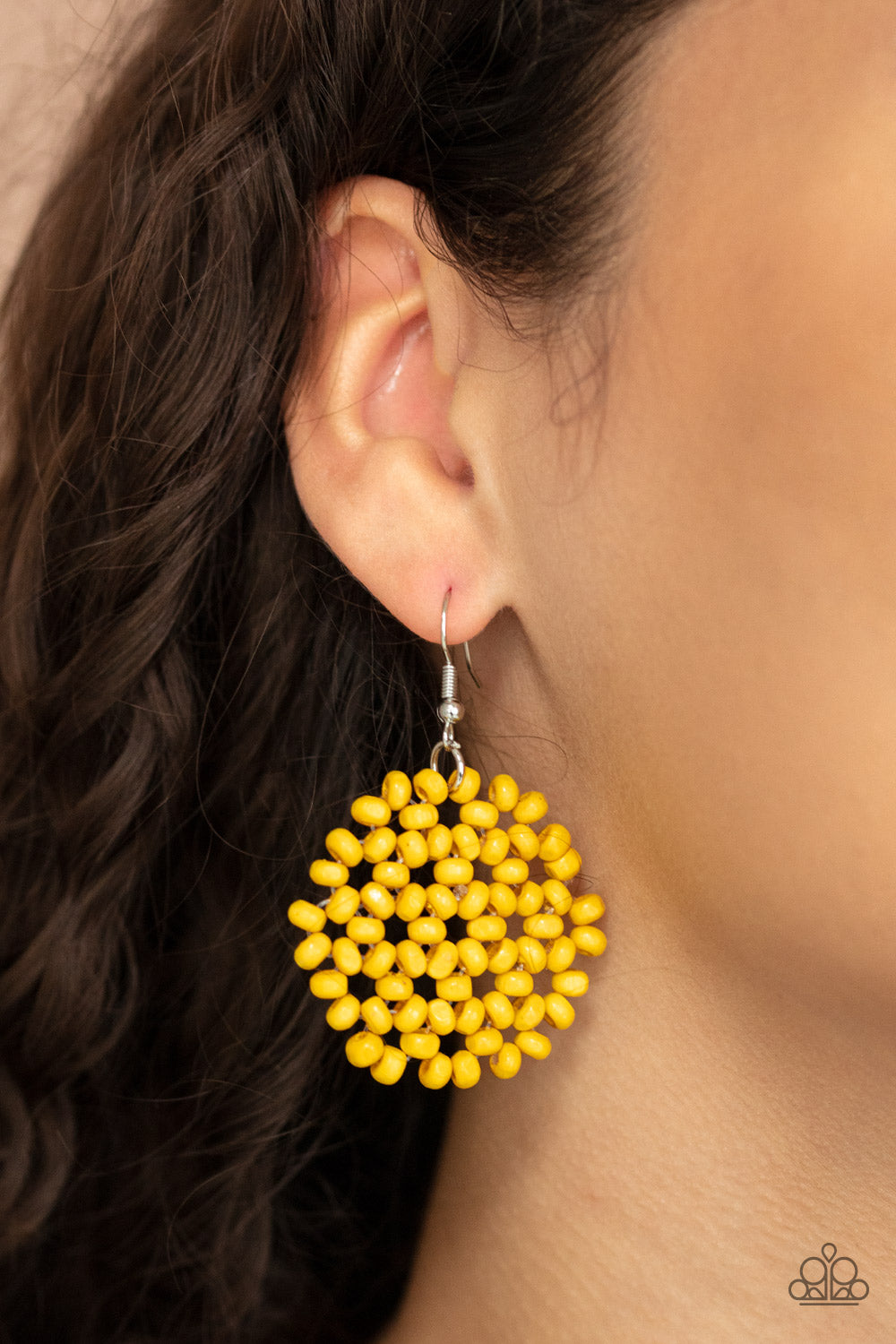 Paparazzi Accessories Summer Escapade - Yellow Earrings